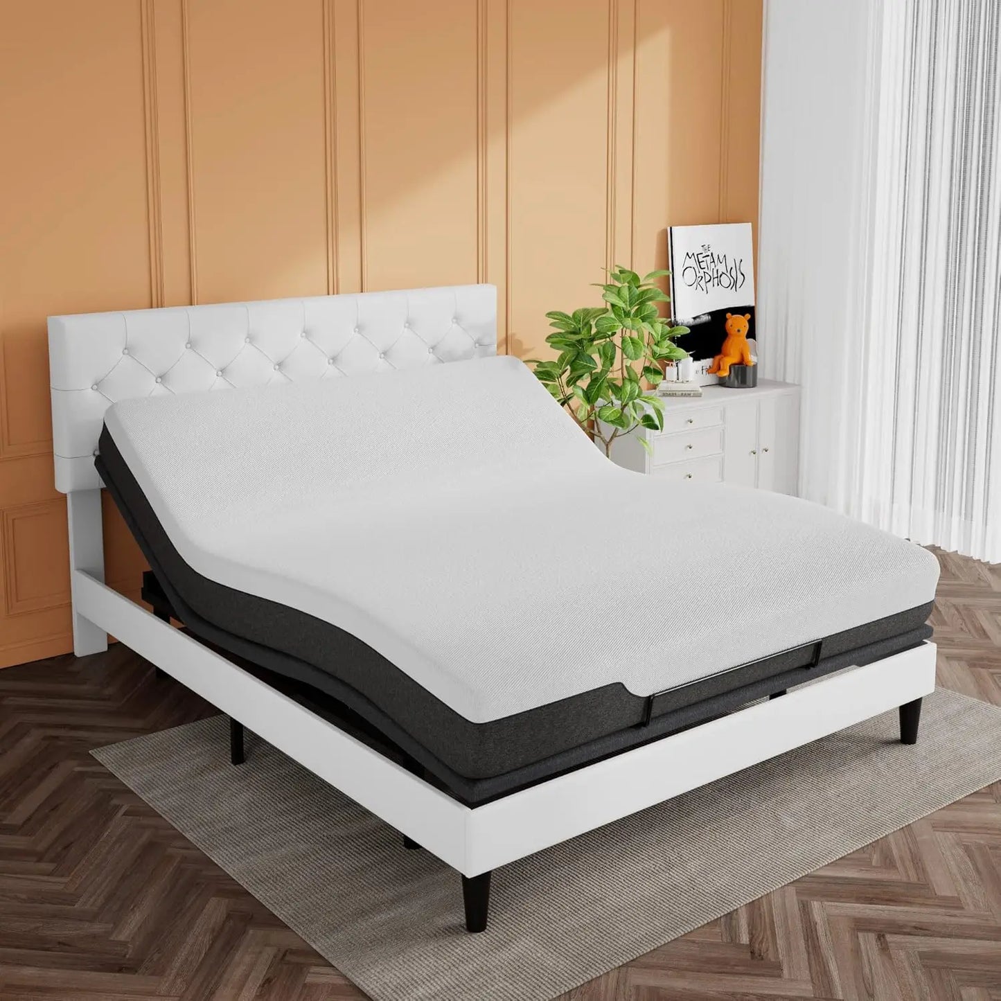 Electric Adjustable , Ergonomic  King Size Bed