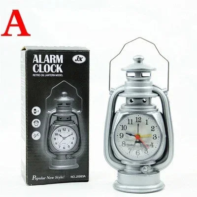 Alarm Clock - Oil Lamp  , Kerosene Light Clock