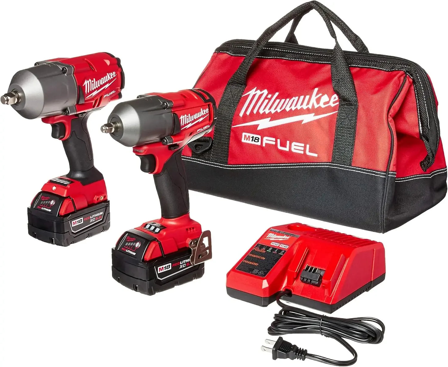 Milwaukee 2 PC M18 FUEL - 1/2" Impact Wrench and 3/8" Impact Wrench