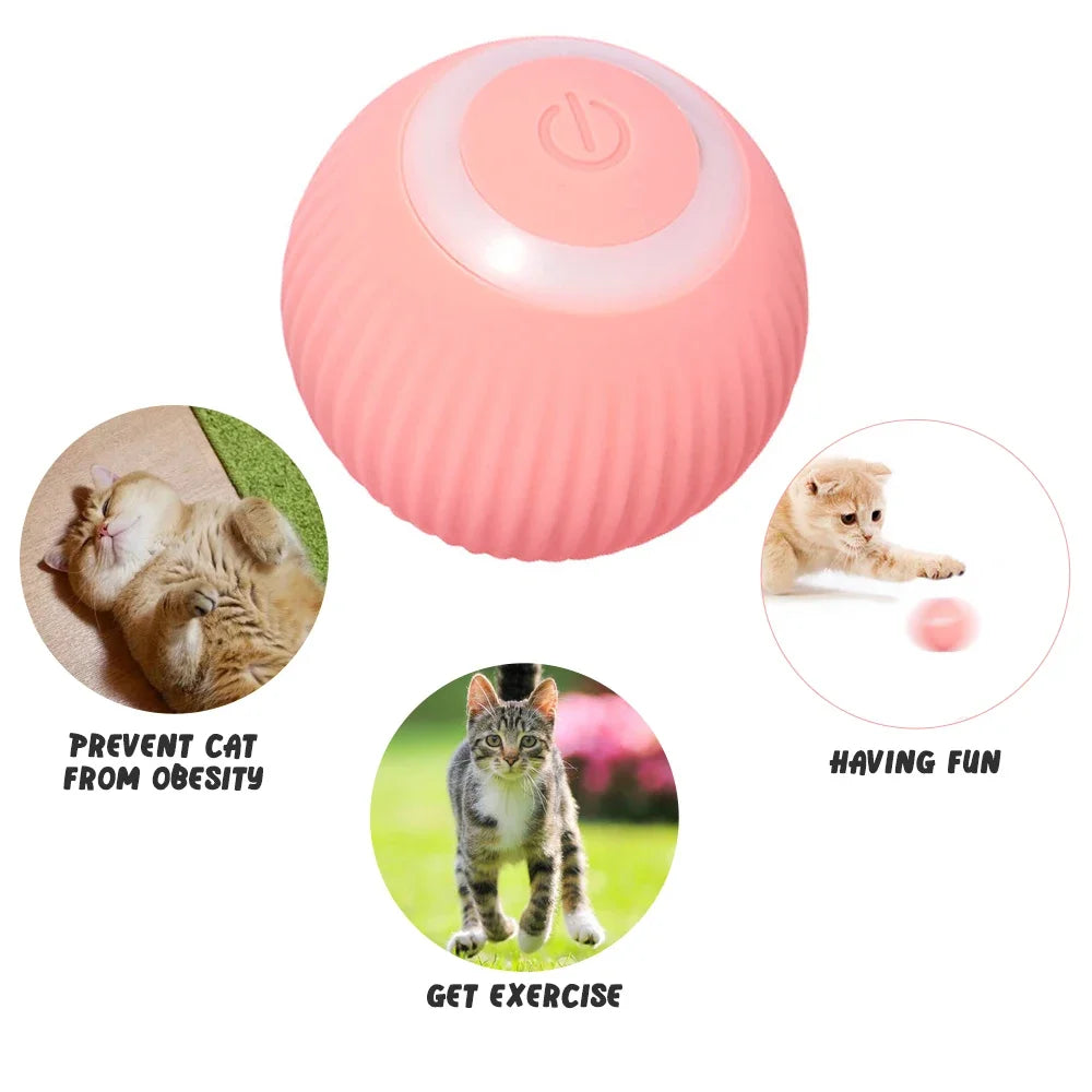 New Smart Cat Toys Automatic Rolling Ball