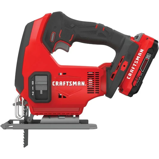 V20 Cordless Jig Saw With  Battery and Charger Included