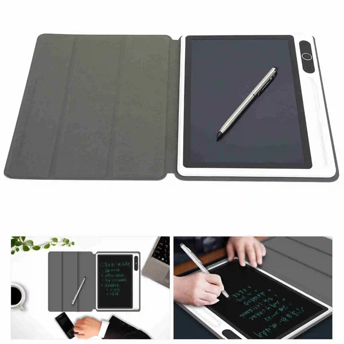 Electronic Notepad With Leather Case