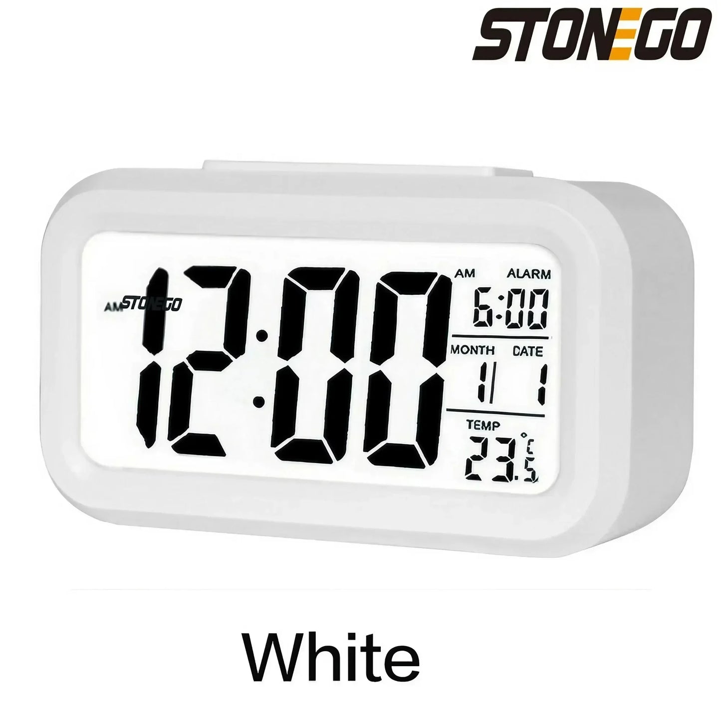 Multifunctional Smart Temperature Digital Alarm Clock LED Backlight Digital Electronic Alarm Clock