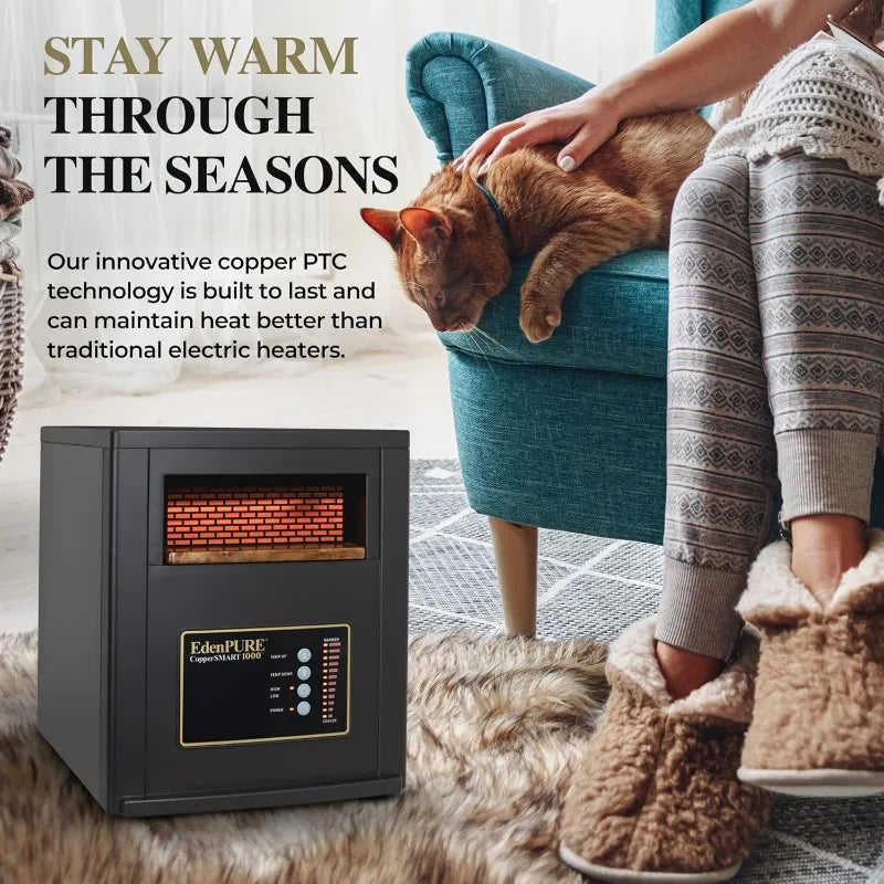 EdenPURE Copper SMART Electric Space Heater