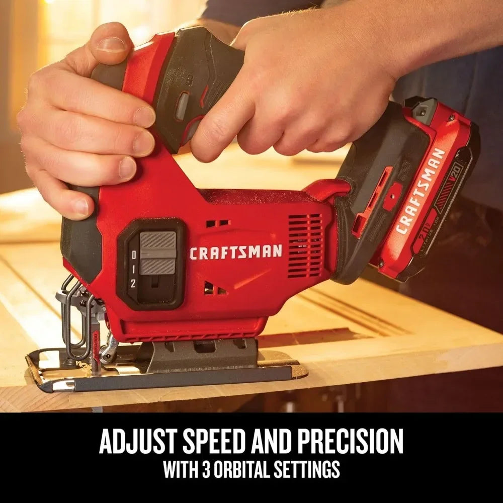 V20 Cordless Jig Saw With  Battery and Charger Included