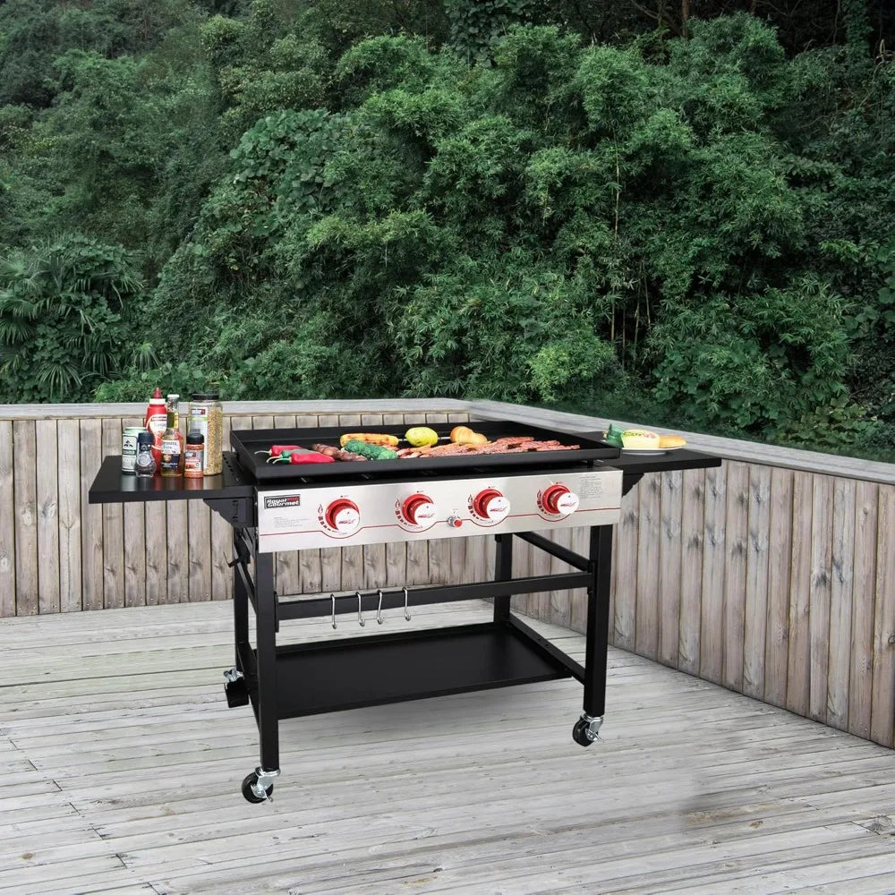 Flat Top Propane Gas Grill Griddle