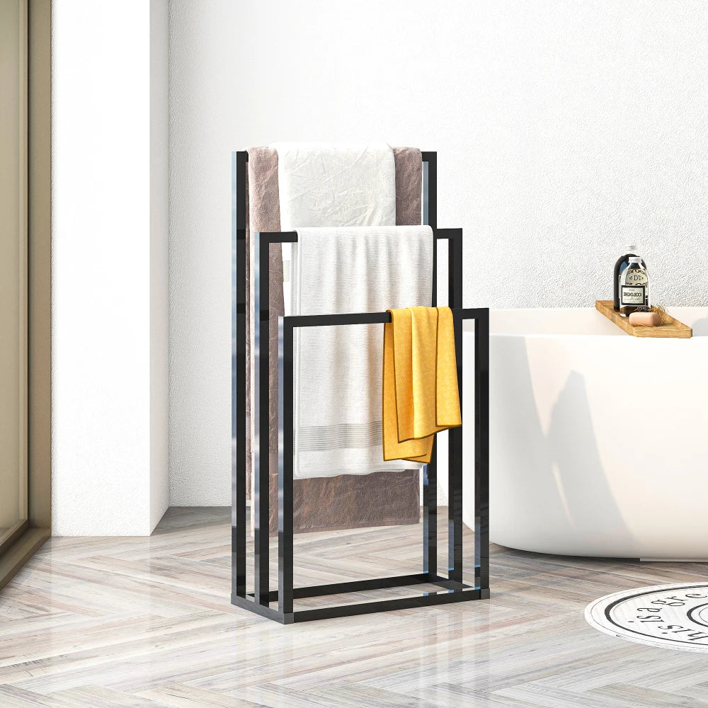 3 Tier Metal Freestanding Towel Rack