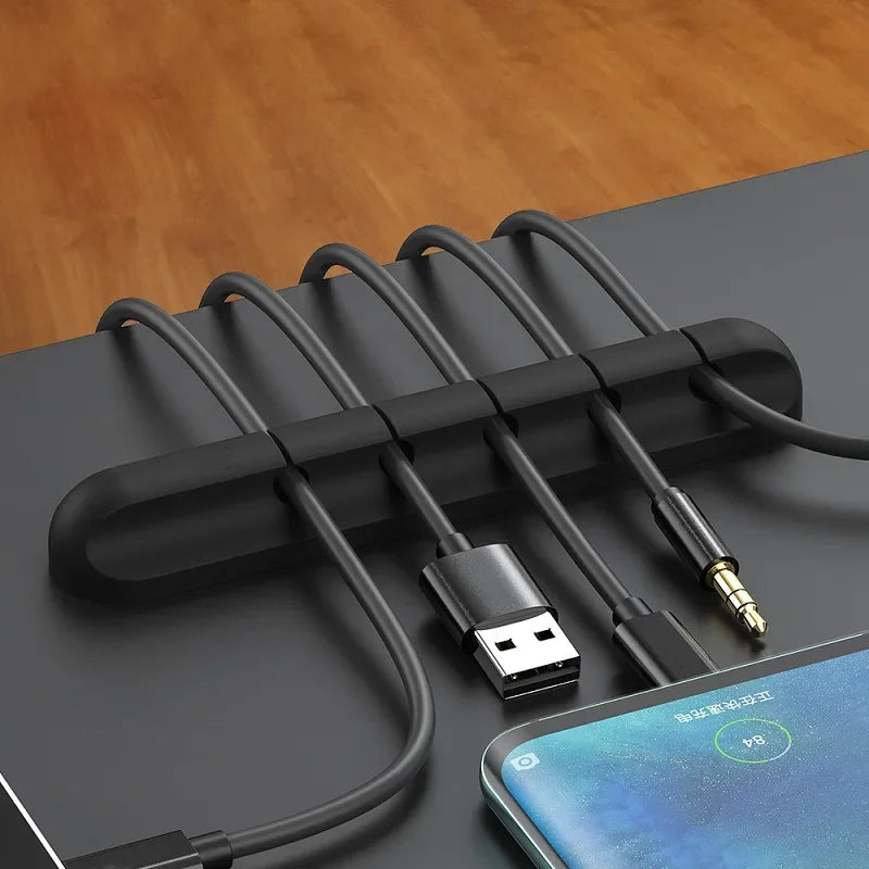 USB Charging Cable Holder-Organizer