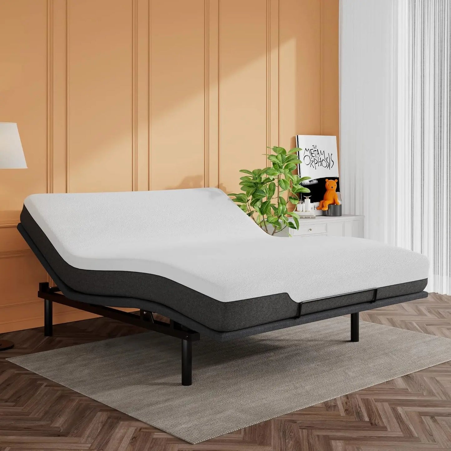 Electric Adjustable , Ergonomic  King Size Bed