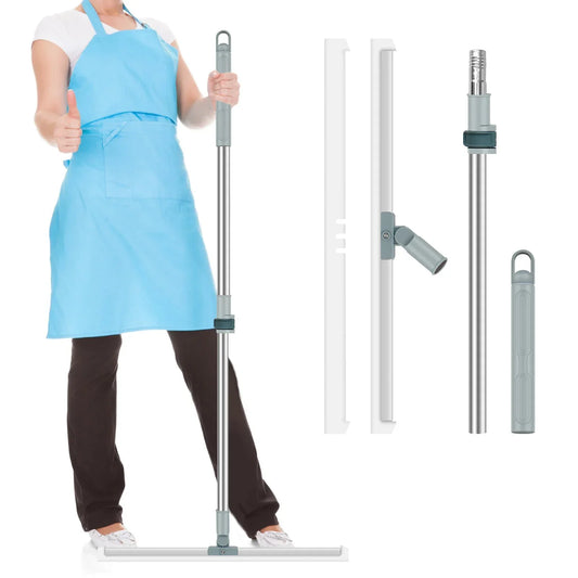 Floor Squeegee with Adjustable Long Handle