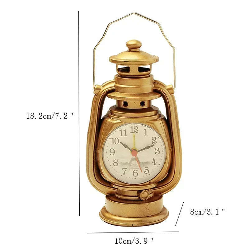 Alarm Clock - Oil Lamp  , Kerosene Light Clock