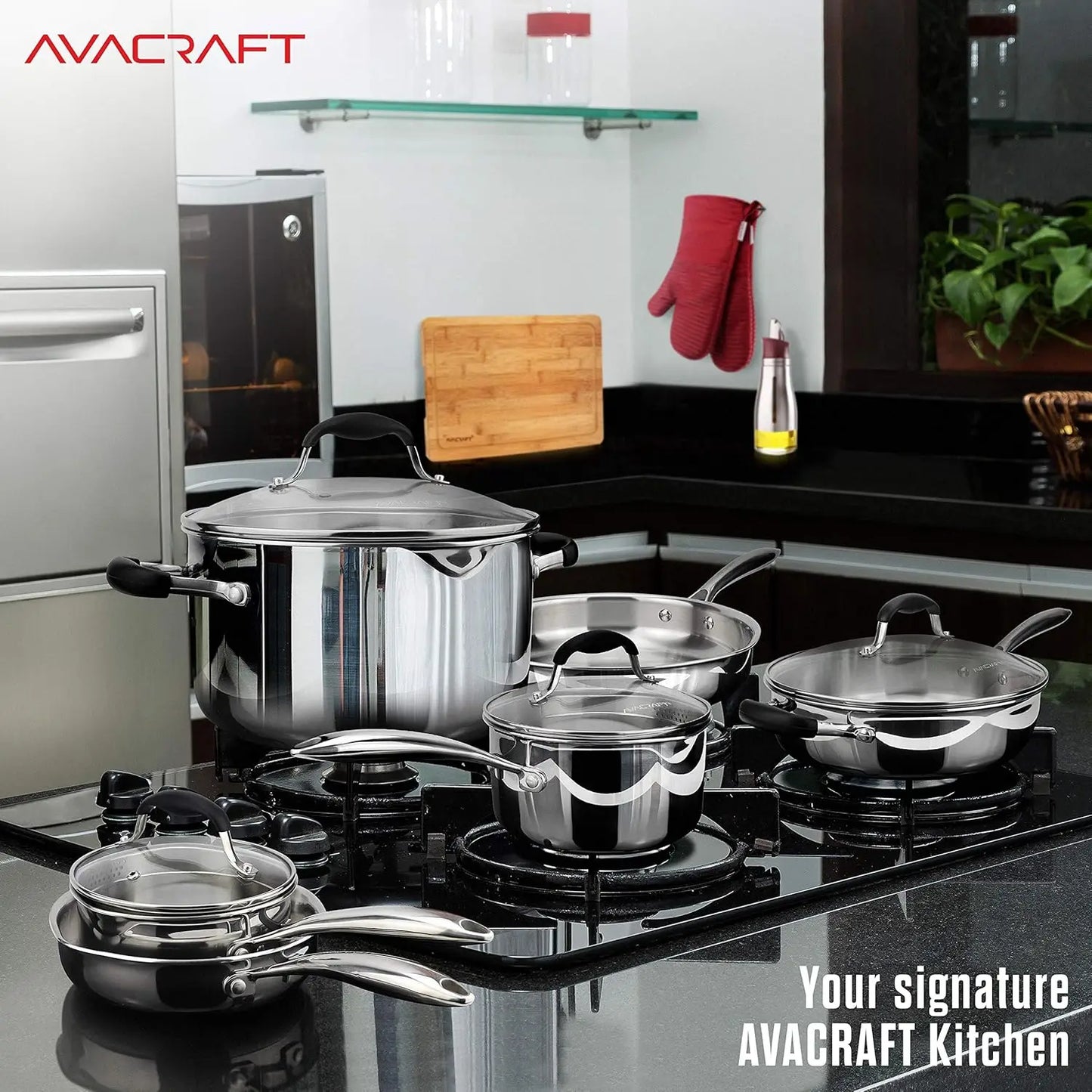 Premium Stainless Steel Cookware Set,