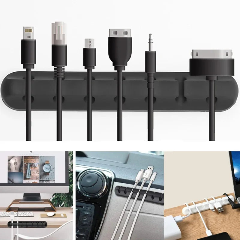 USB Charging Cable Holder-Organizer