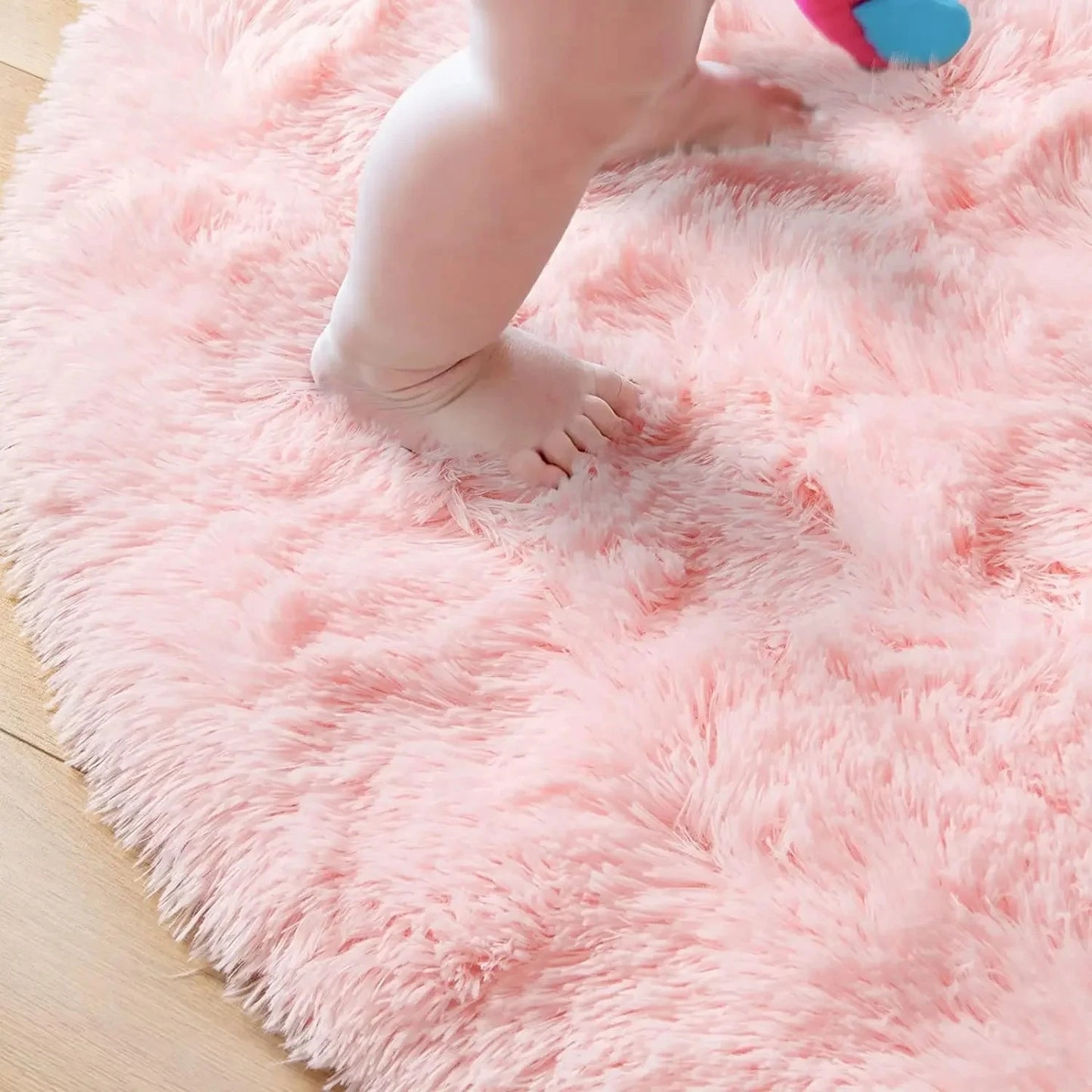 Round Rug Fluffy Soft Area Rugs