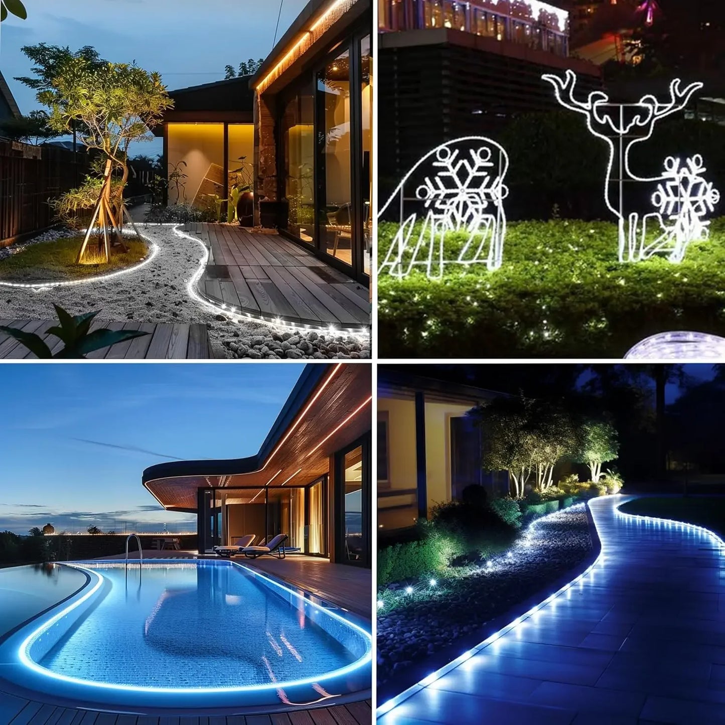 LED, Solar - Outdoor- Waterproof Light for Pool Patio Party