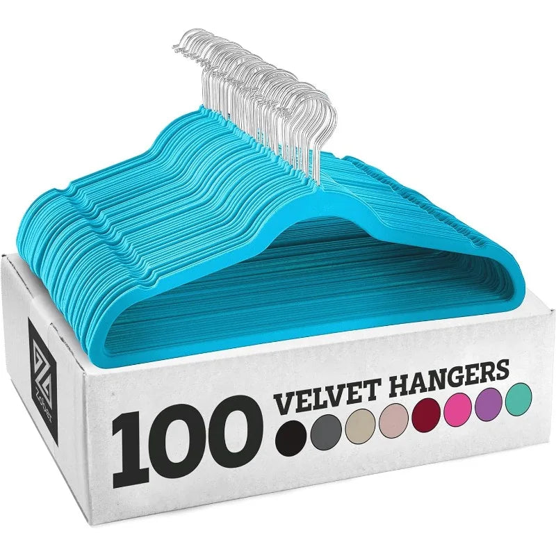 Black Clothes Hangers 100 Pack