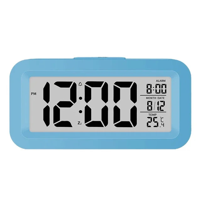 Digital  Display Alarm Clock With Calendar Thermometer