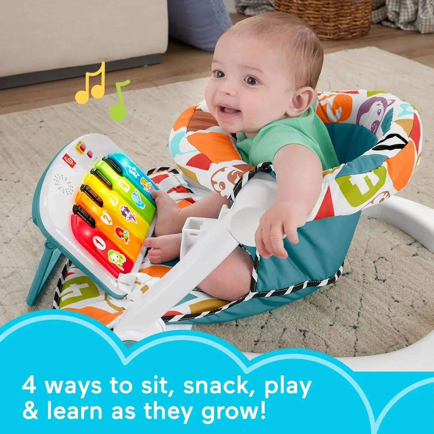 Portable Baby Chair Deluxe Kick & Play