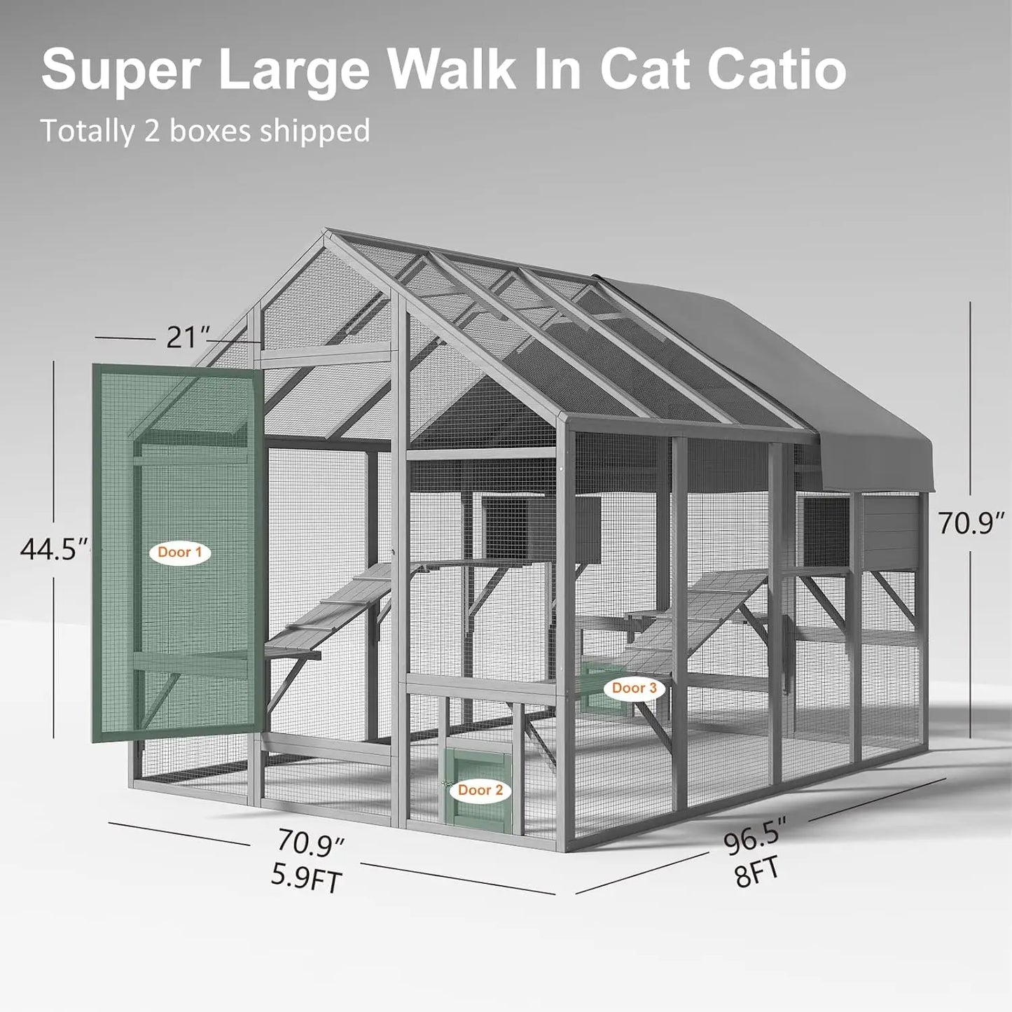 Outdoor Catio Enclosure,