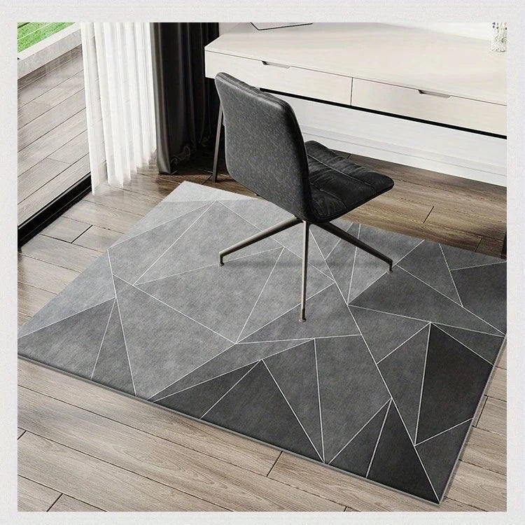 Nordic Black Gray Carpet for Living Room