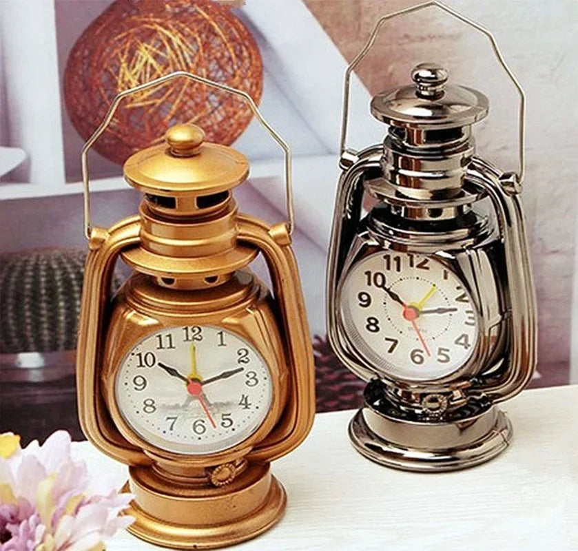 Alarm Clock - Oil Lamp  , Kerosene Light Clock