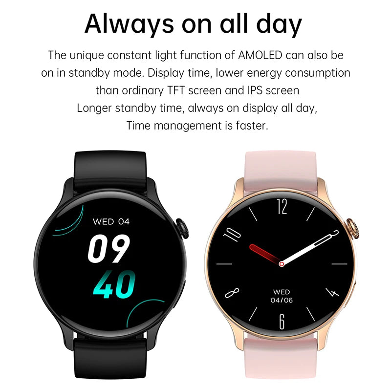 Womens Bluetooth Call Smartwatch