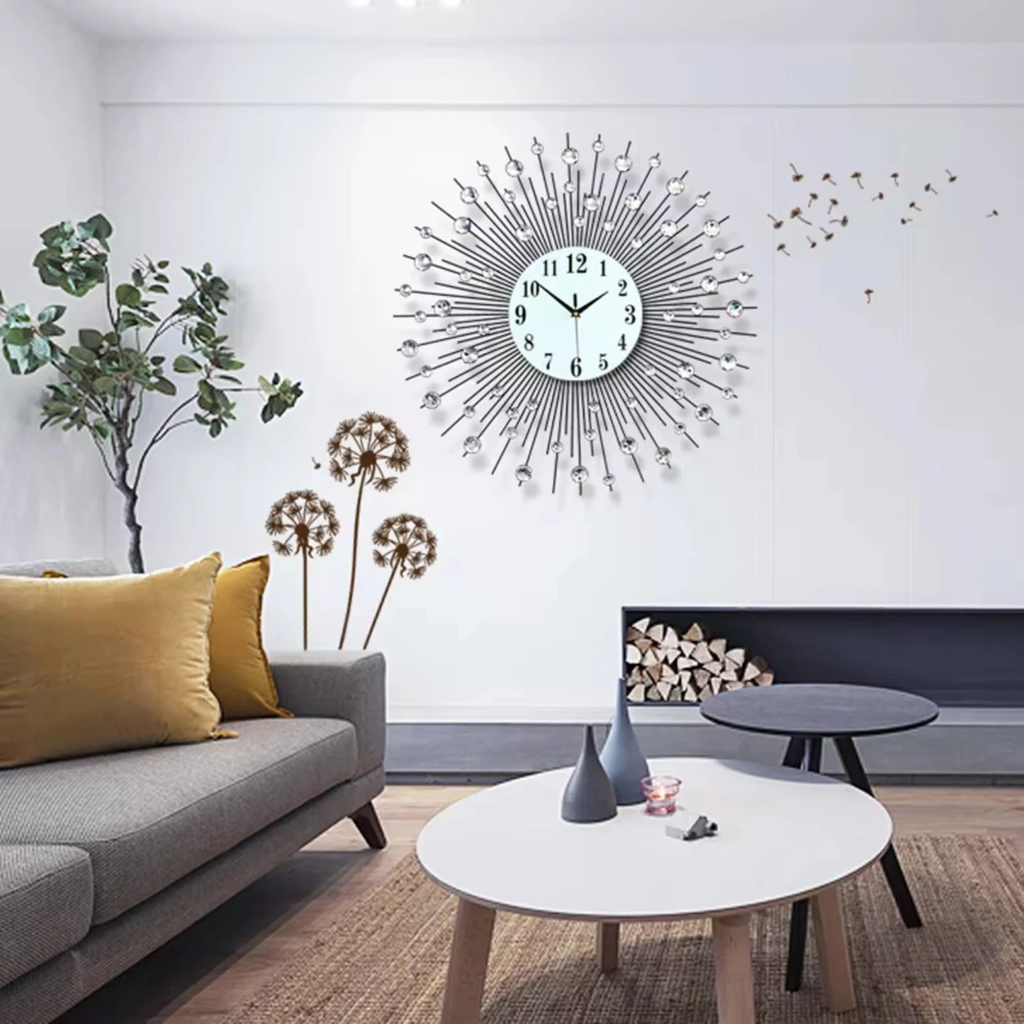 New Crystal Wall Clock