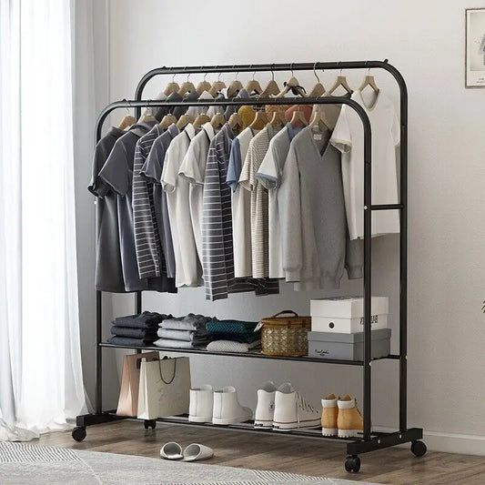 Portable Heavy Metal Clothes Rail- Hanging Rack