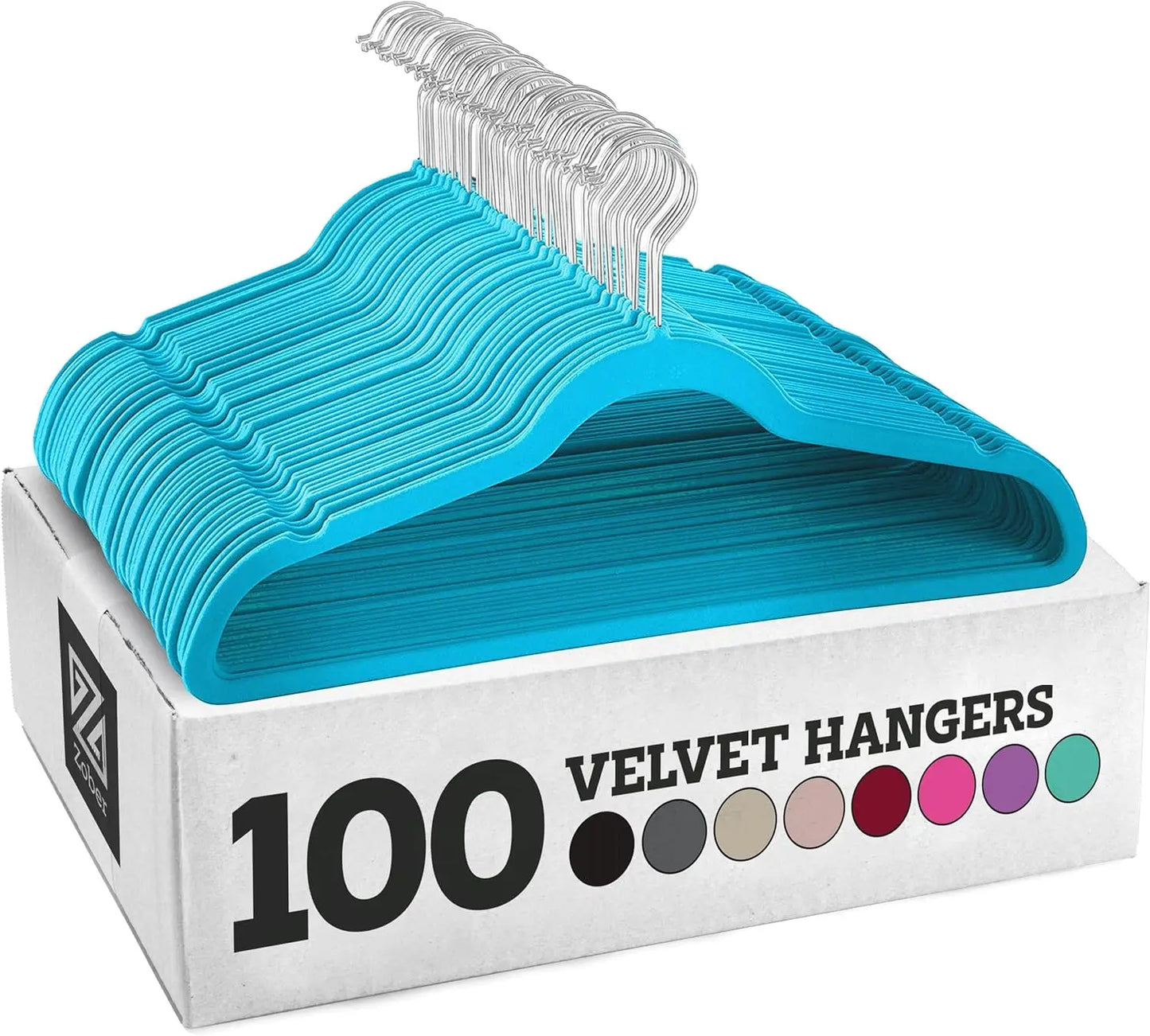 Black Clothes Hangers 100 Pack