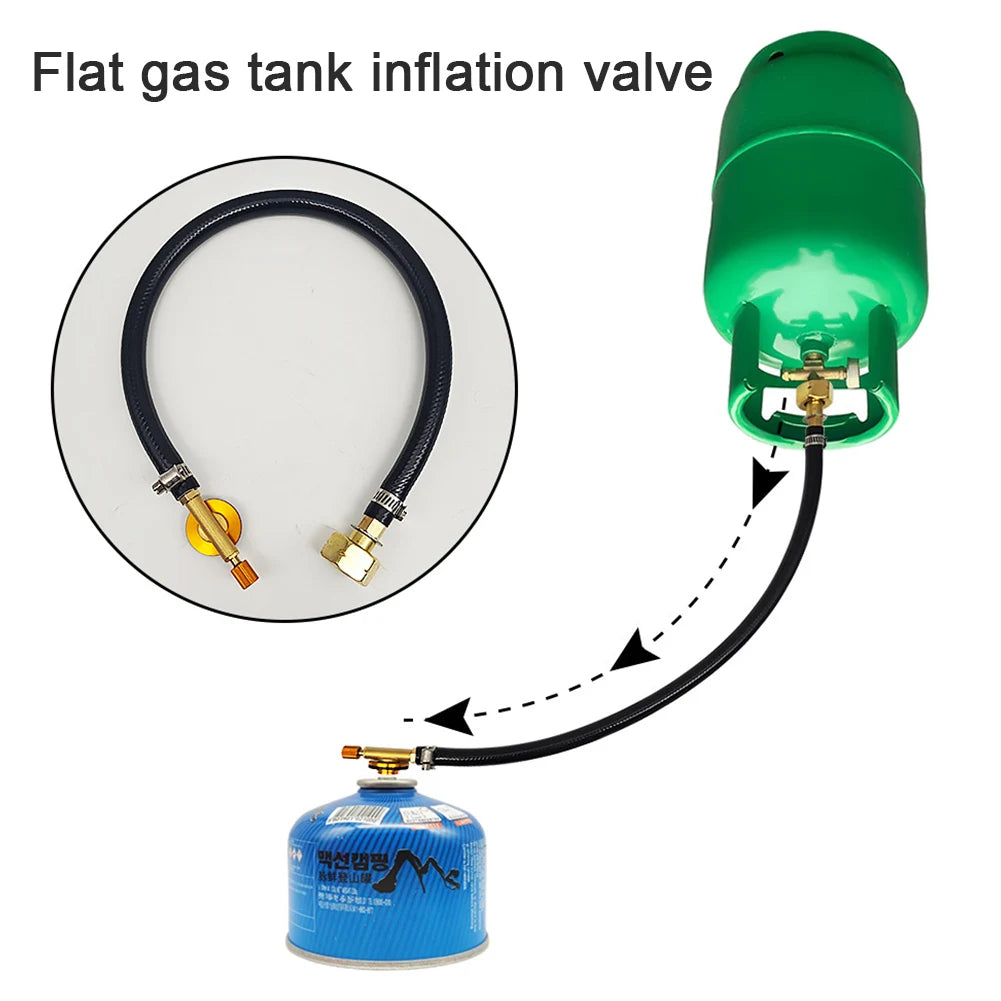 Gas Tank Furnace Connector with Valve