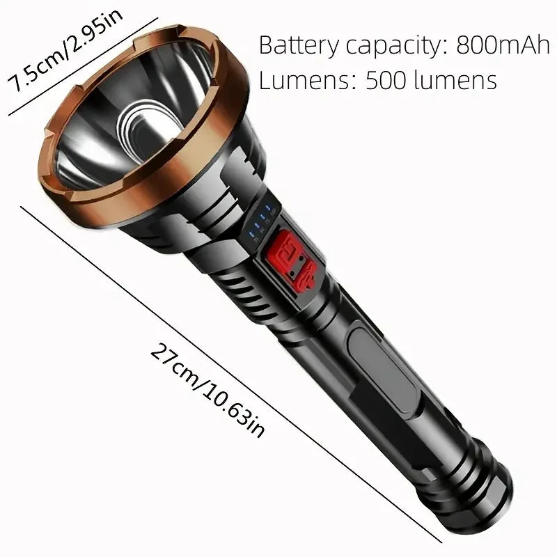 Light Flashlight, USB Rechargeable Led Ultra-bright