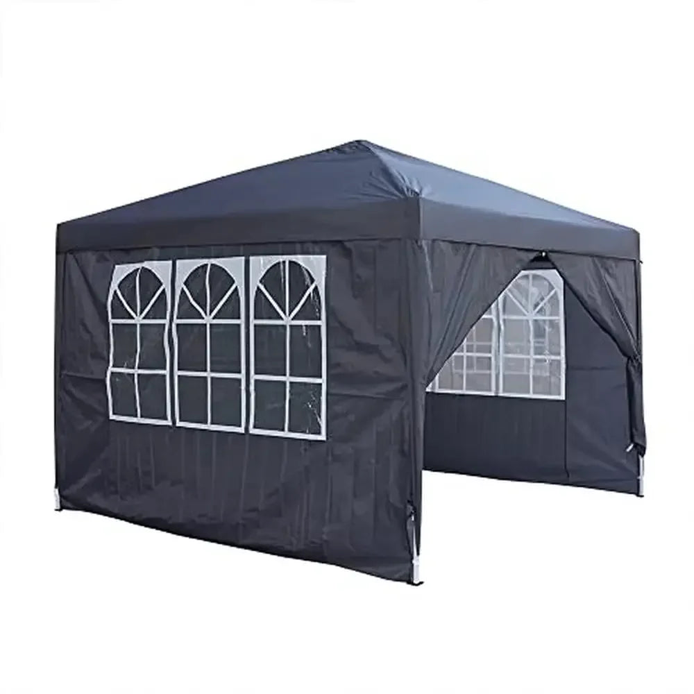 Outdoor Pop Up Gazebo Tent 10''x10'' with 4 Sidewalls