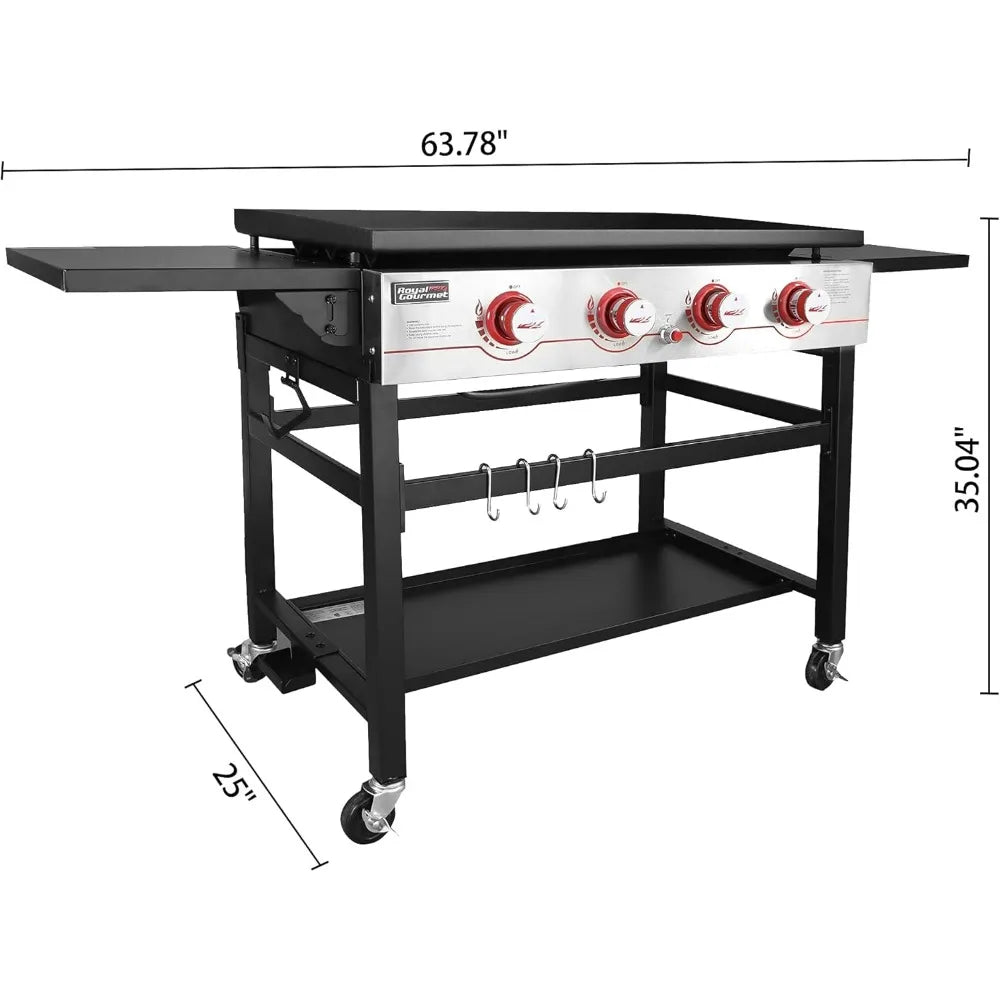 Flat Top Propane Gas Grill Griddle