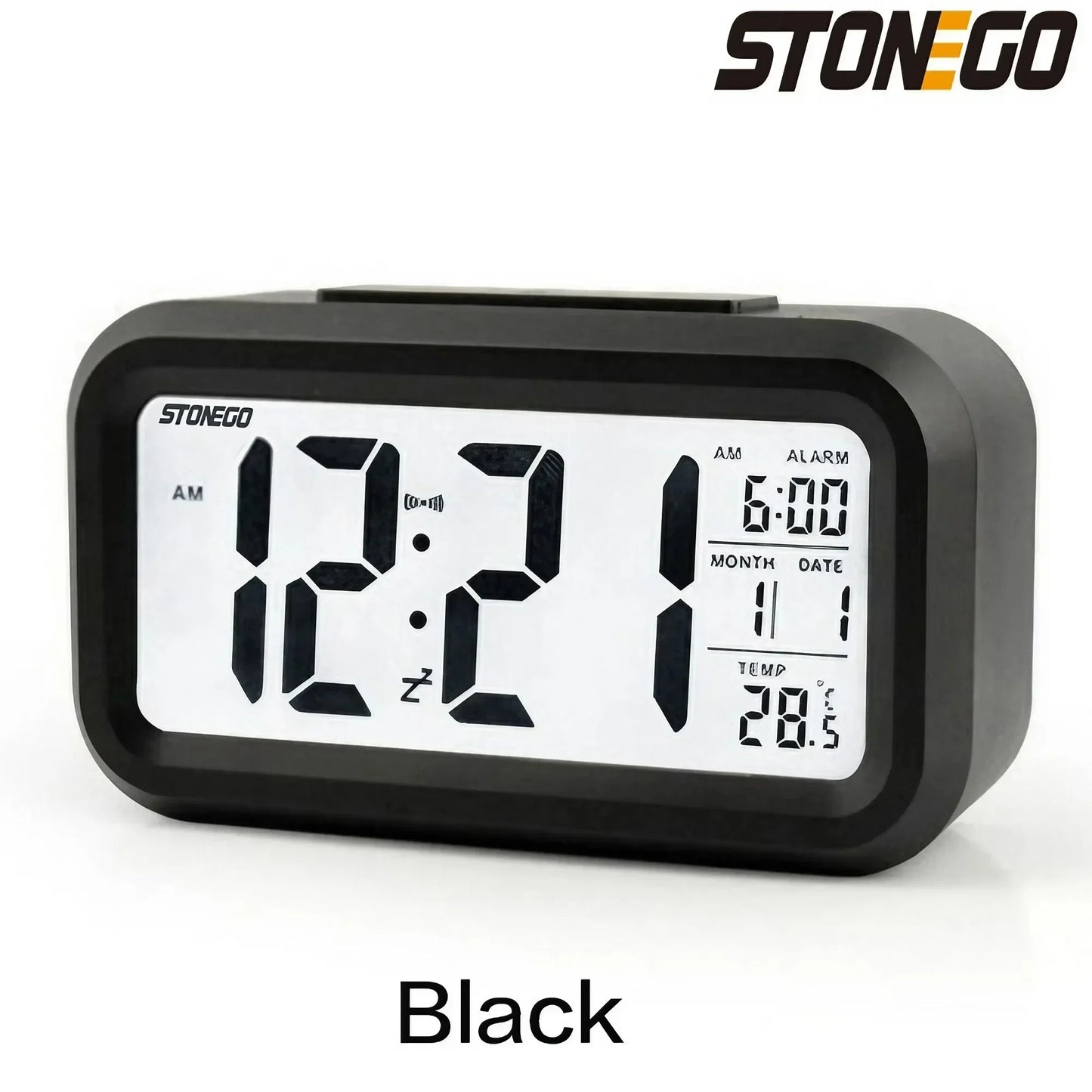 Multifunctional Smart Temperature Digital Alarm Clock LED Backlight Digital Electronic Alarm Clock