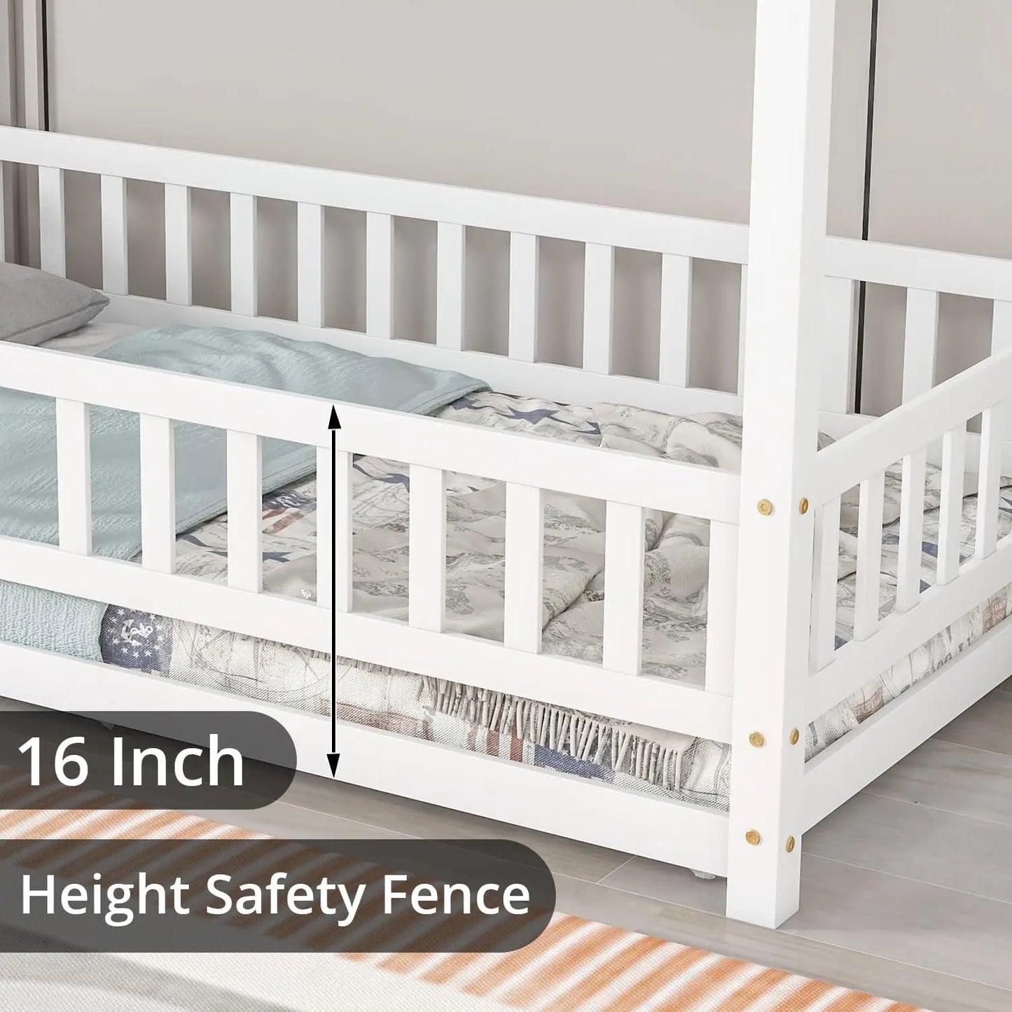 Children Full Size Bed Frame