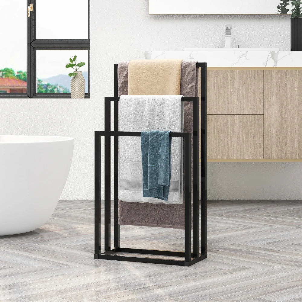 3 Tier Metal Freestanding Towel Rack