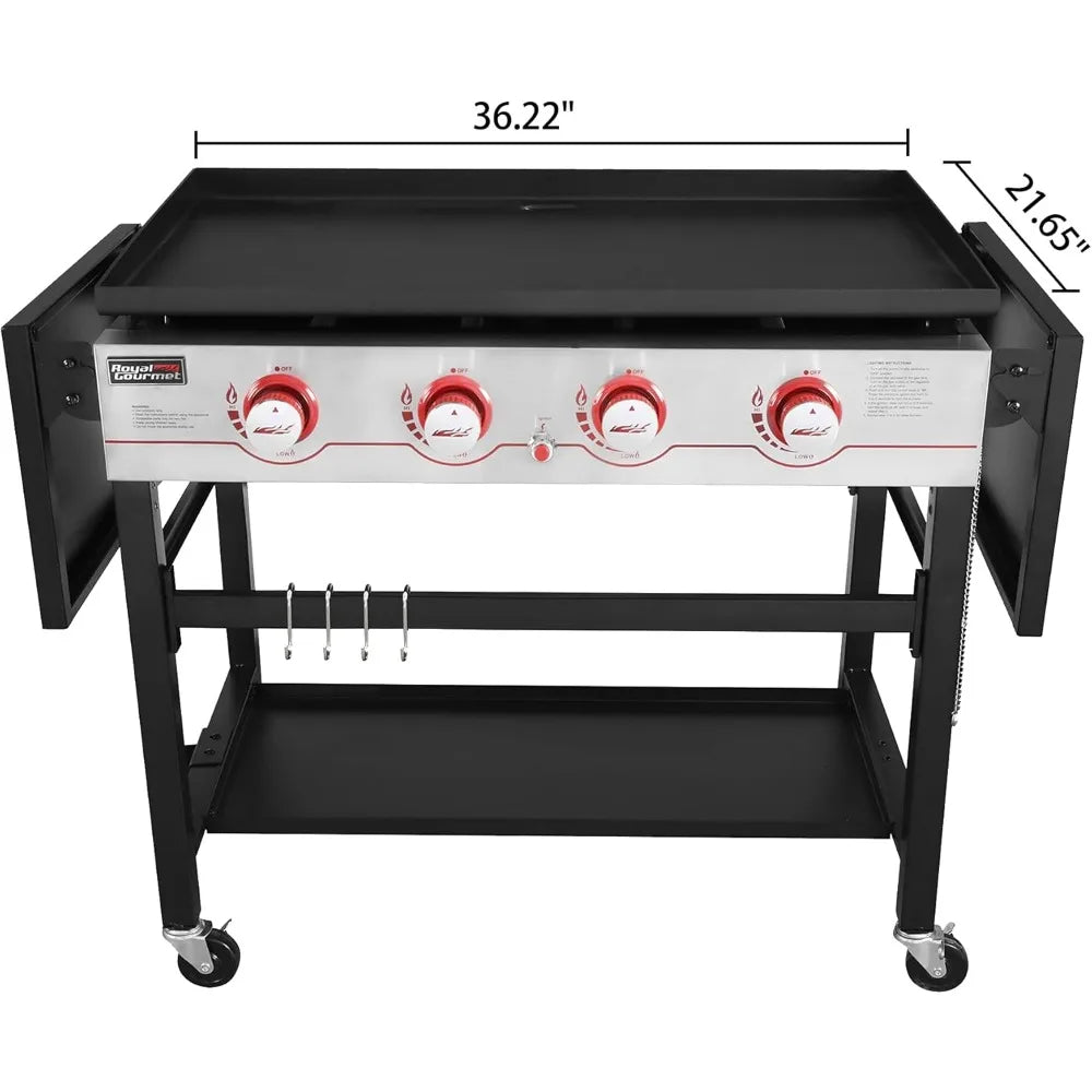 Flat Top Propane Gas Grill Griddle