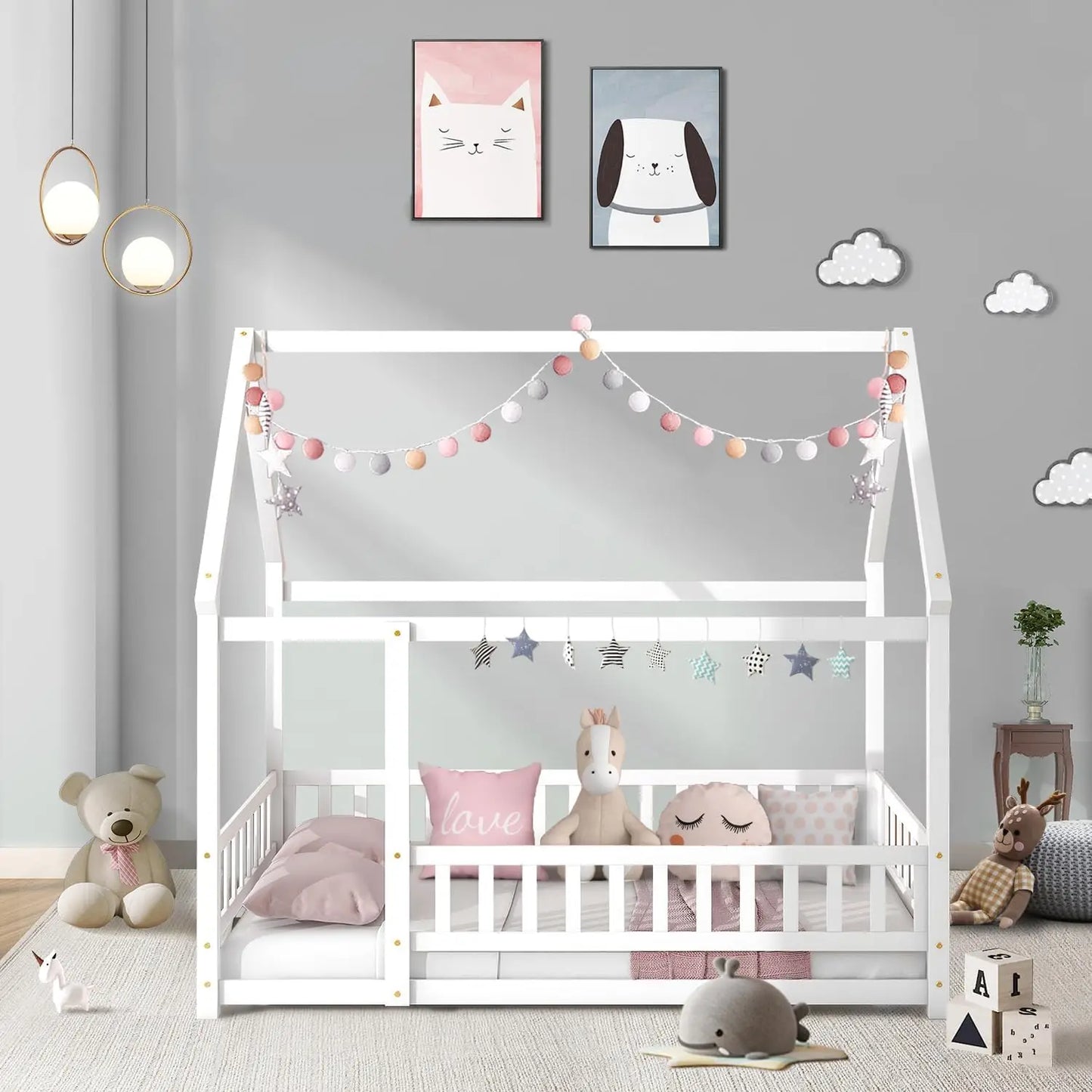 Children Full Size Bed Frame