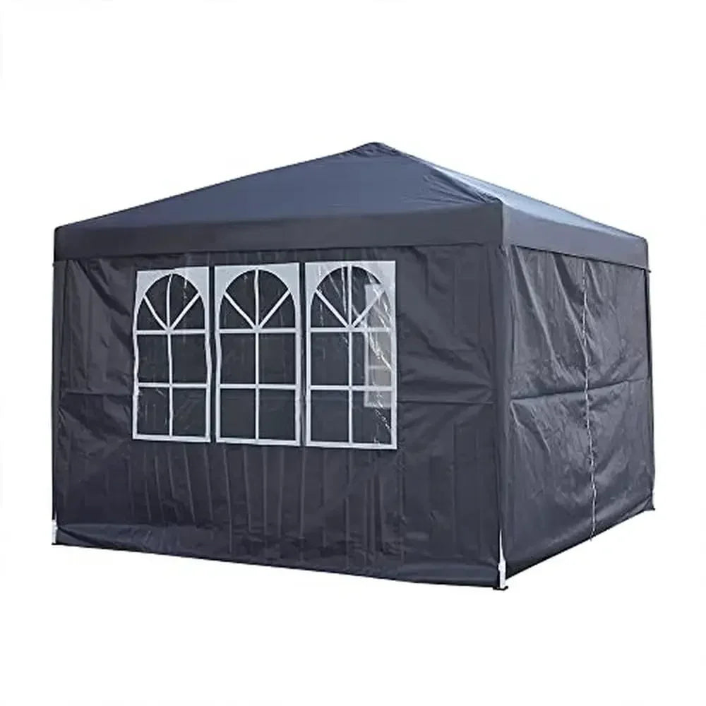 Outdoor Pop Up Gazebo Tent 10''x10'' with 4 Sidewalls