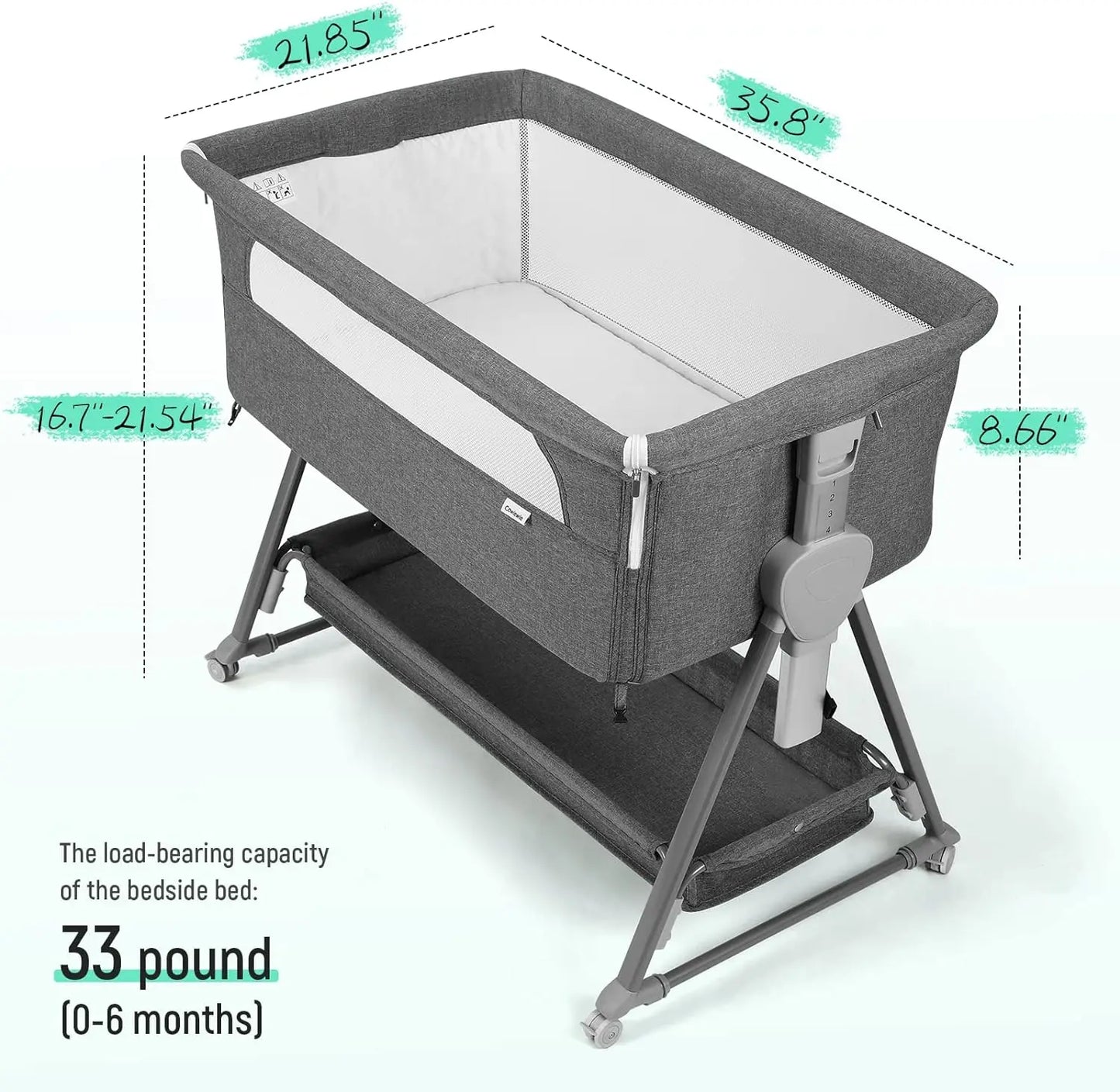 Baby Bassinet-Beside Sleeper